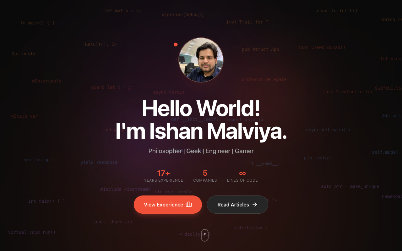 ishanmalviya.com screenshot